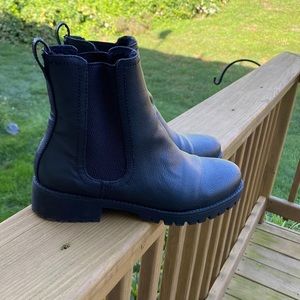 Black Chelsea ankle boots